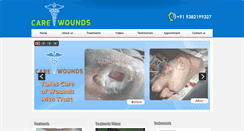 Desktop Screenshot of carewounds.com